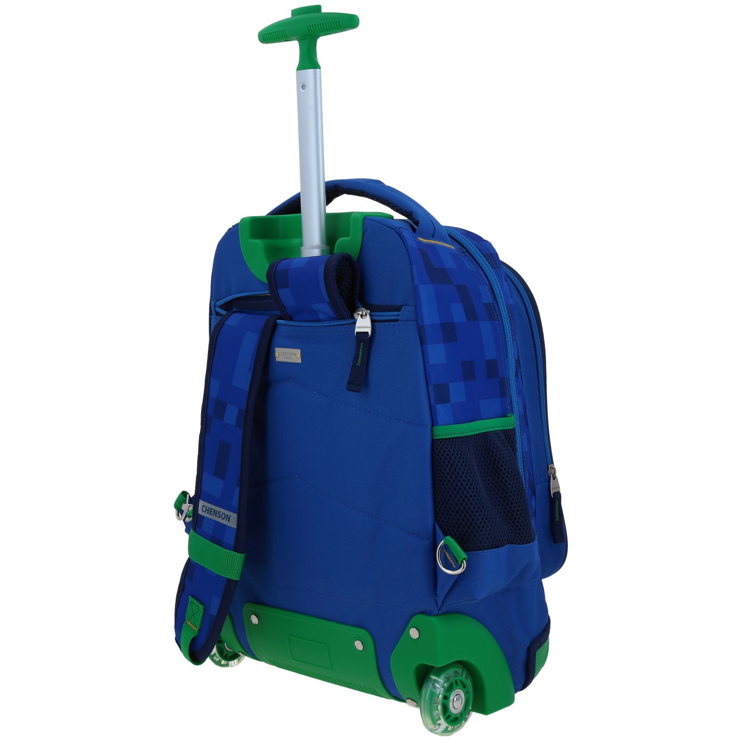 Mochila con Ruedas Chenson Original Azul para Primaria con Llanta LED 5
