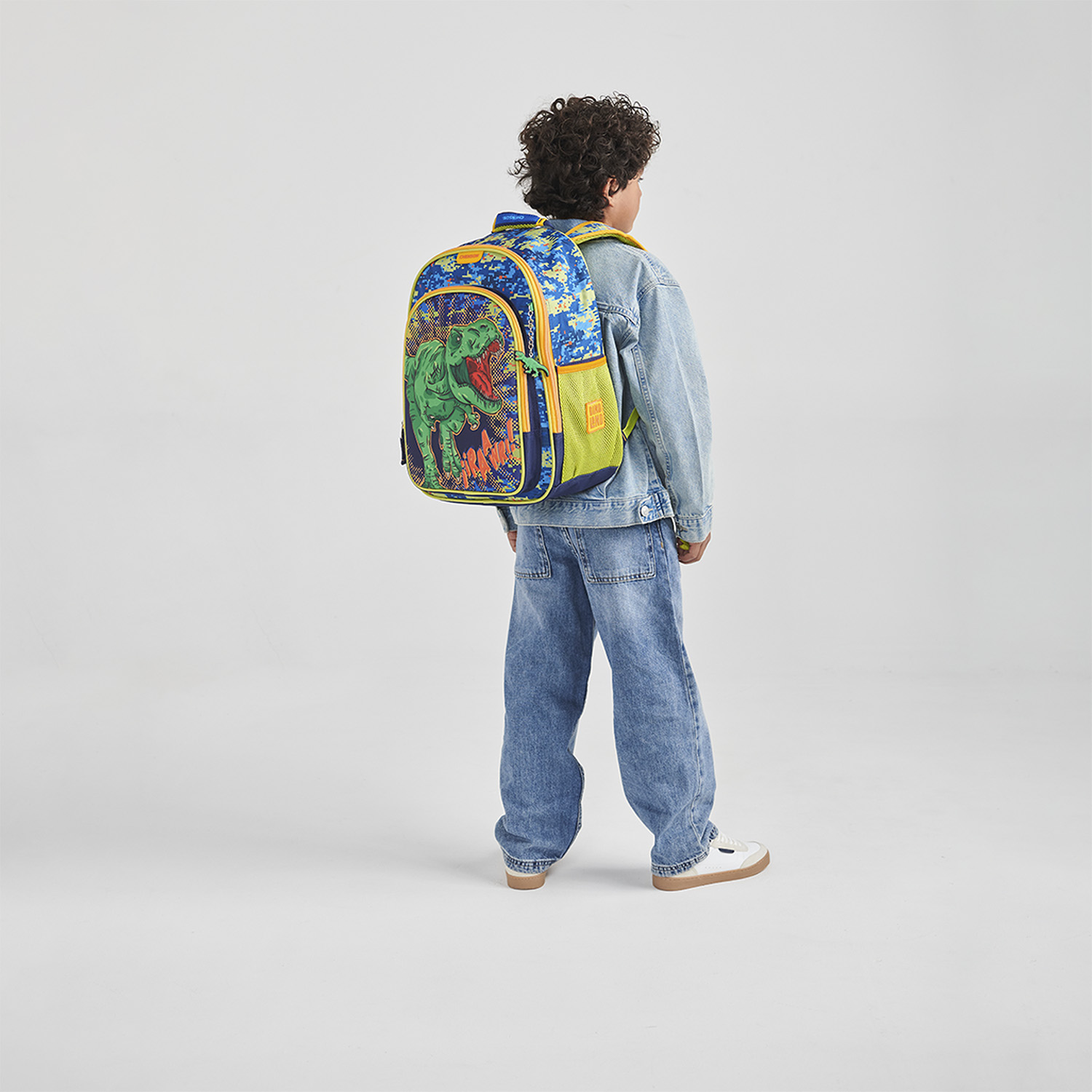 Mochila escolar Chenson Original azul con amplio compartimento - vista 2