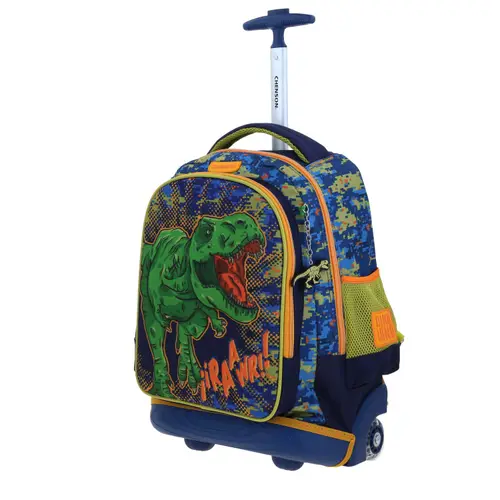 Kit Escolar Chenson Original by Chenson (Mochila con Ruedas + Lapicera) Azul Infantil 3