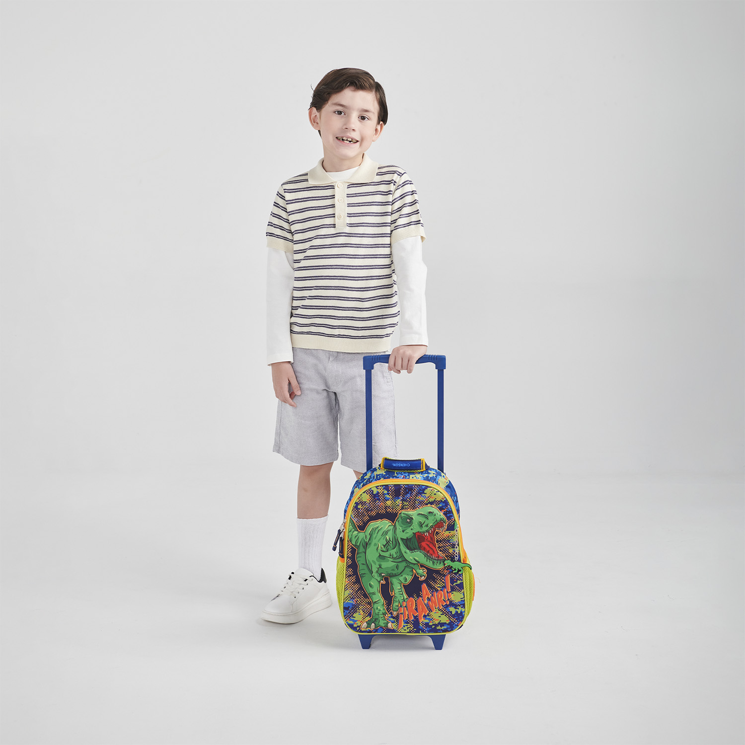 Mochila con Ruedas Chenson Original Azul para Kinder - Diseño y Calidad - vista 2