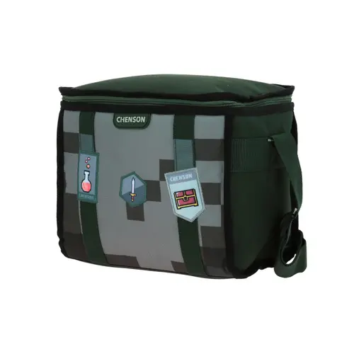 Lonchera escolar térmica Chenson Original verde con diseño funcional 2