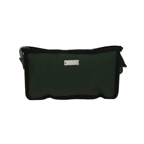 Lapicera escolar Chenson Original verde con múltiples bolsillos - vista 2