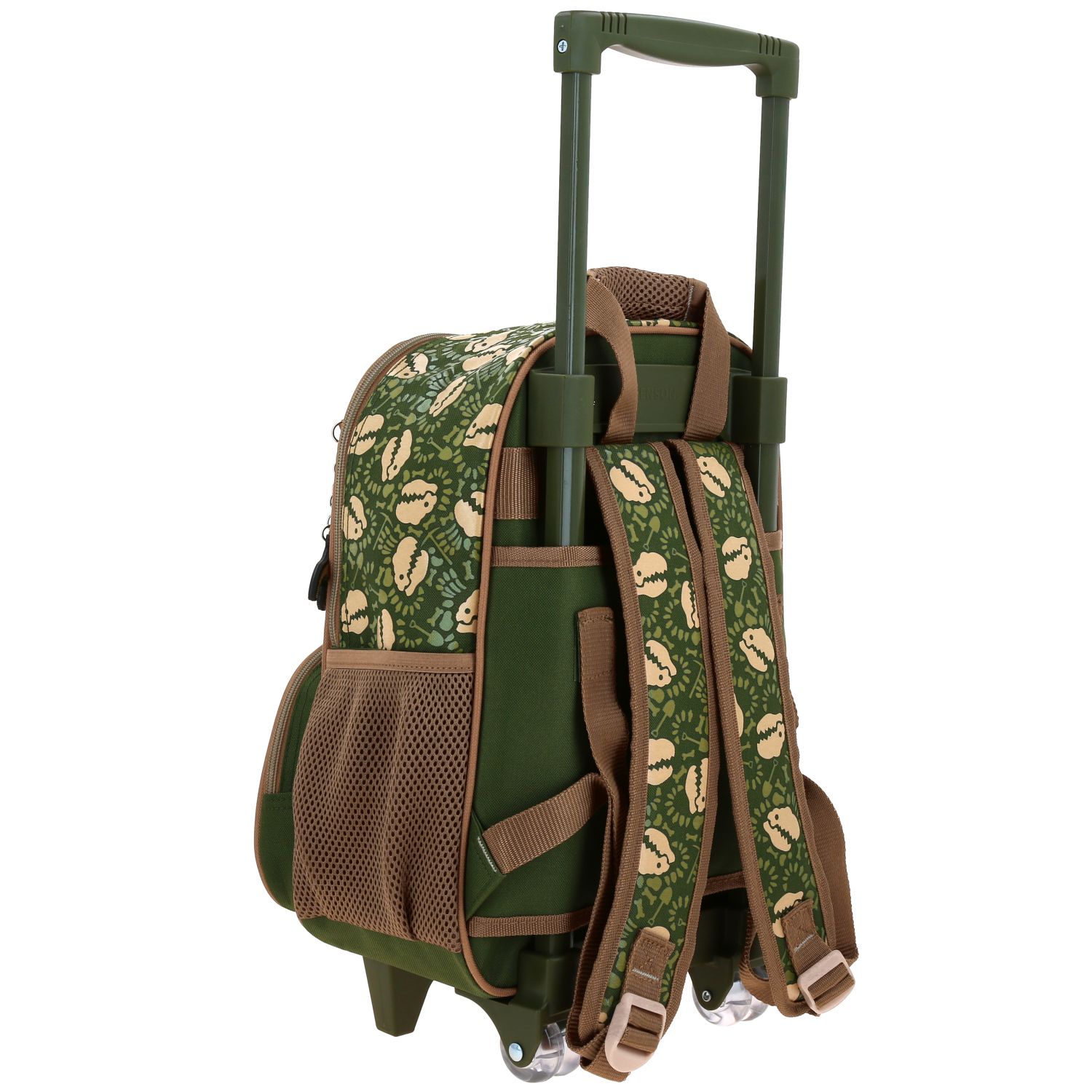 Mochila con Ruedas Chenson Original Verde Seco para Kinder - Diseño Funcional 3