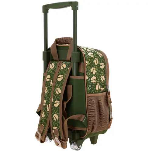 Mochila con Ruedas Chenson Original Verde Seco para Kinder - Diseño Funcional 5