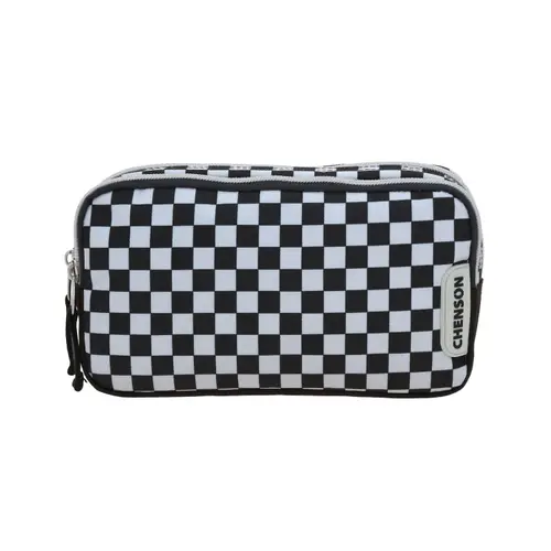 Lapicera escolar Chenson Original negra con doble compartimento