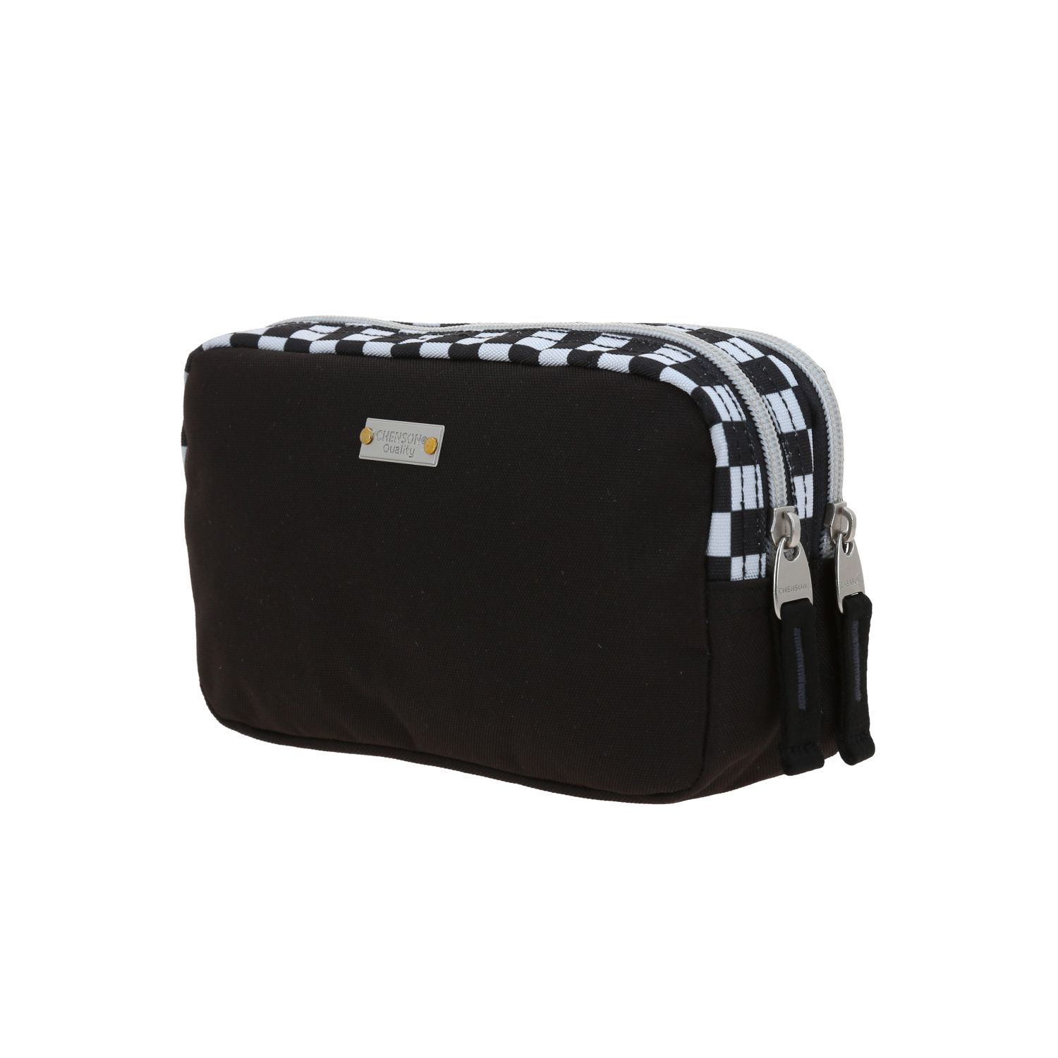Lapicera escolar Chenson Original negra con doble compartimento 5