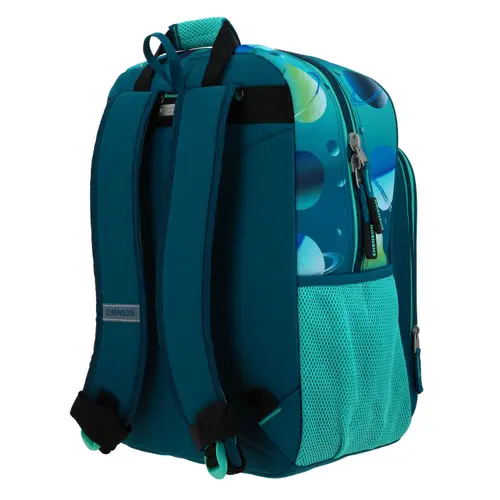 Mochila escolar Chenson Original azul con amplio compartimento principal 5