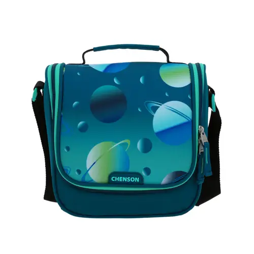 Kit Escolar Chenson Original (Lonchera + Lapicera) Azul Infantil - Modelo CO70763