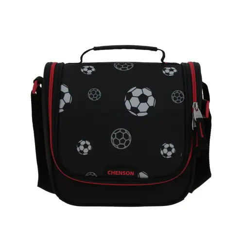 Lonchera escolar térmica Chenson Original negra con diseño funcional - Modelo CO70766 1