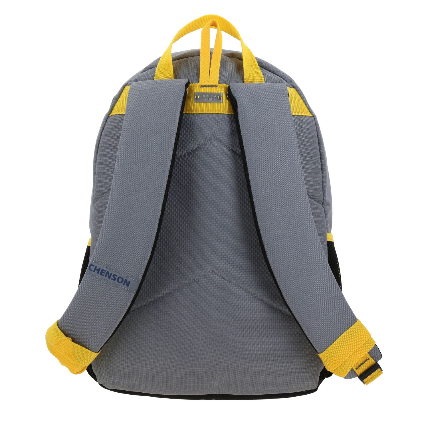 Mochila escolar Chenson Original gris con amplio compartimento y diseño moderno 5
