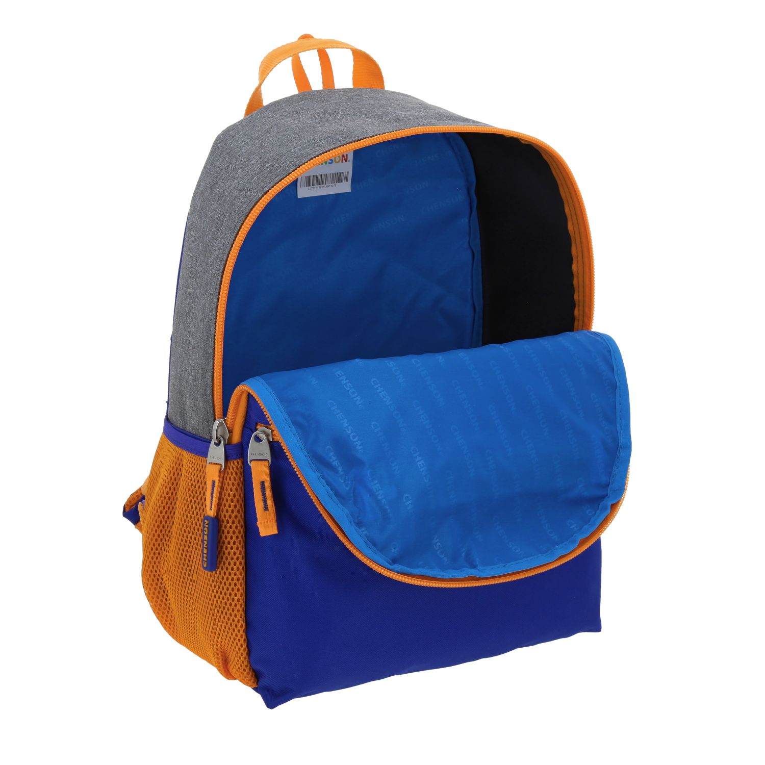 Mochila escolar Chenson Original azul con kit 3 por 1 para primaria - vista 2