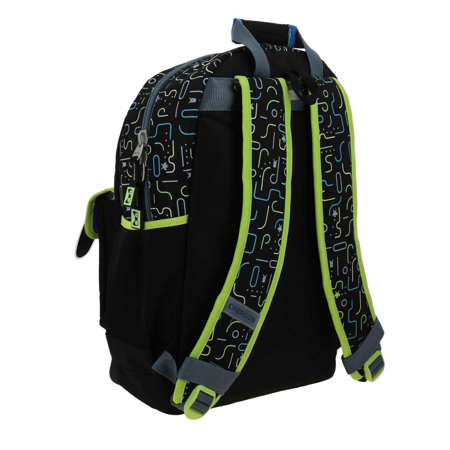 Mochila Escolar Chenson Original Negro 31x43 cm Resistente 3