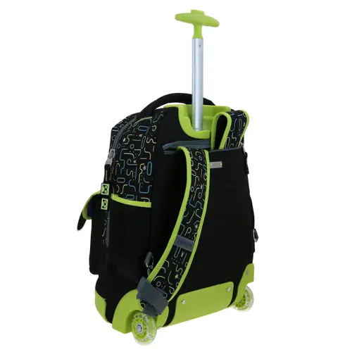 Mochila con Ruedas Chenson Original Negro | Escolar Resistente 3