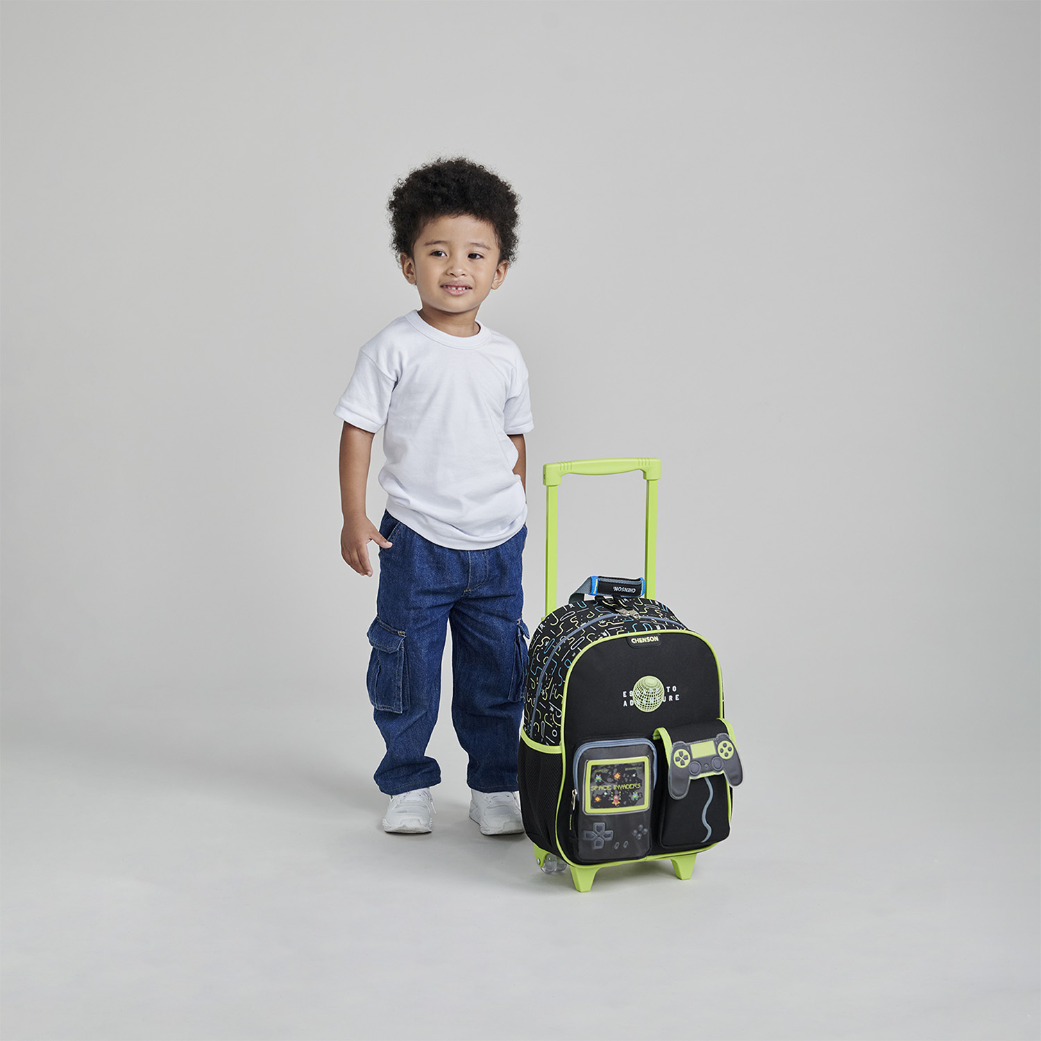Mochila con Ruedas Chenson Original Negro | Escolar - vista 2