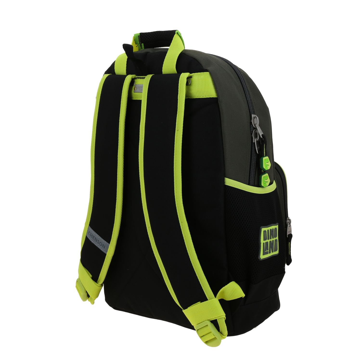 Mochila Chenson Original Gris 31x43x18 Escolar Resistente 5