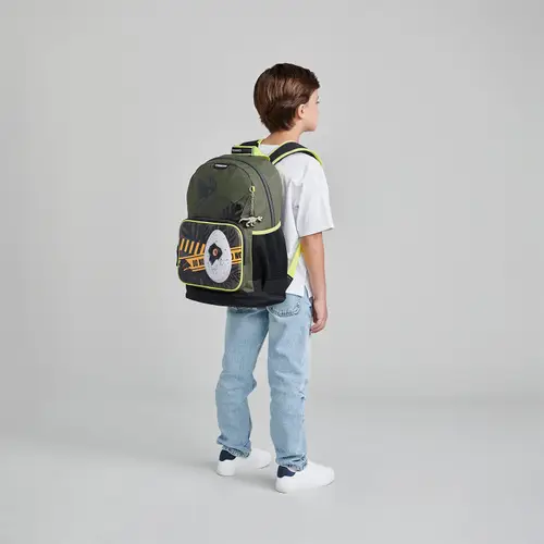 Mochila Chenson Original Gris 31x43x18 Escolar Resistente - vista 2