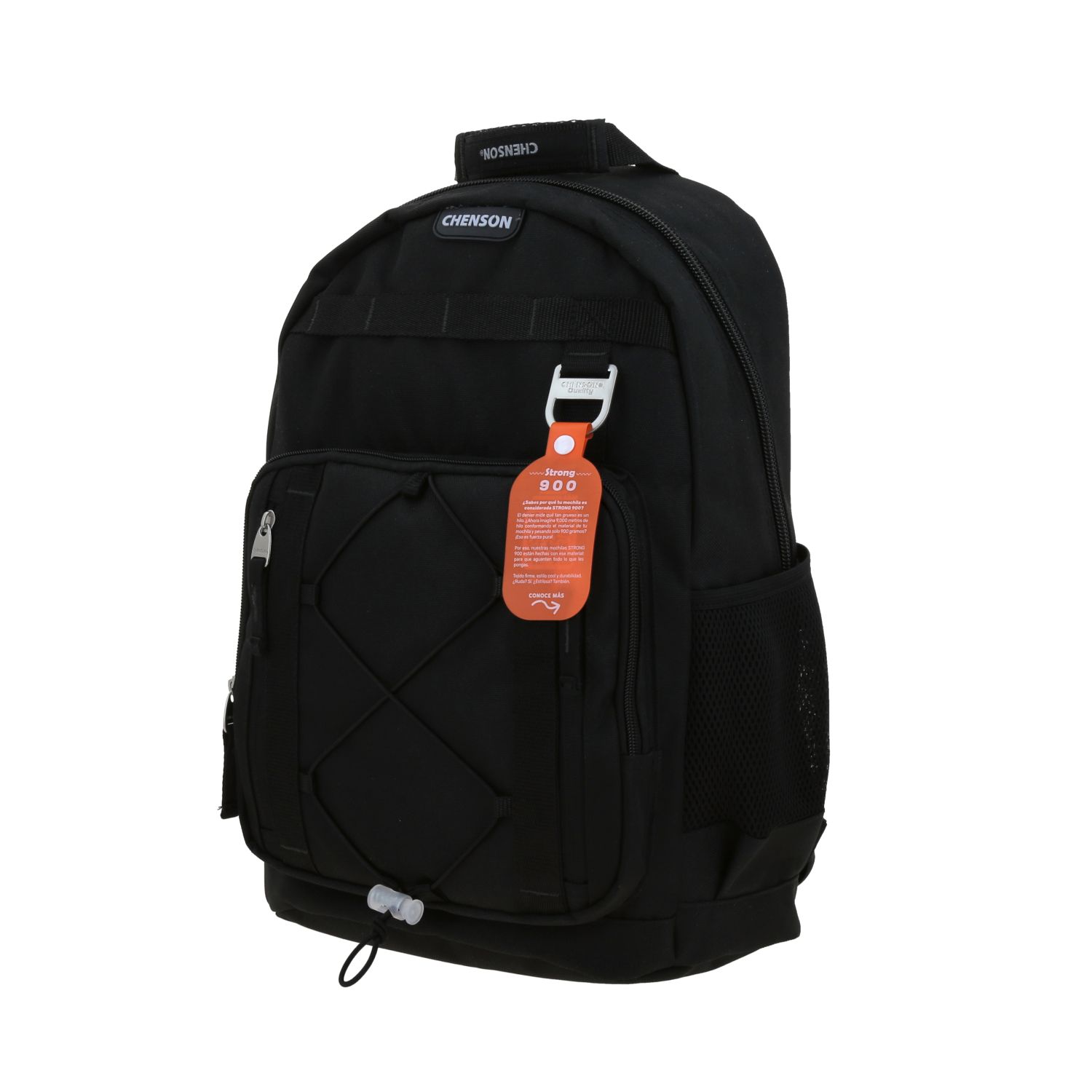Mochila Chenson Original Negro 31x43cm - Escolar Resistente 2