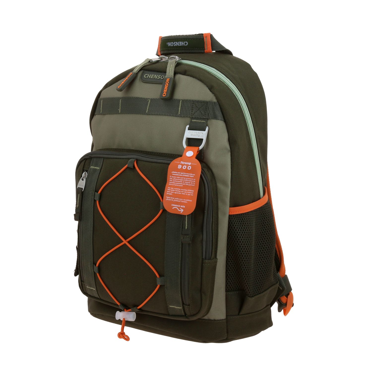 Kit Escolar Chenson Original (Mochila + Mochila) Verde Seco 3