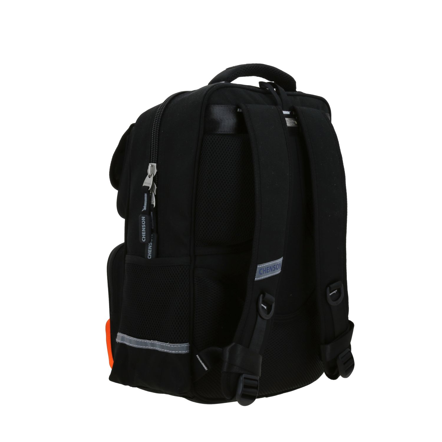 Mochila Chenson Original Negro 30cm Escolar Resistente 3