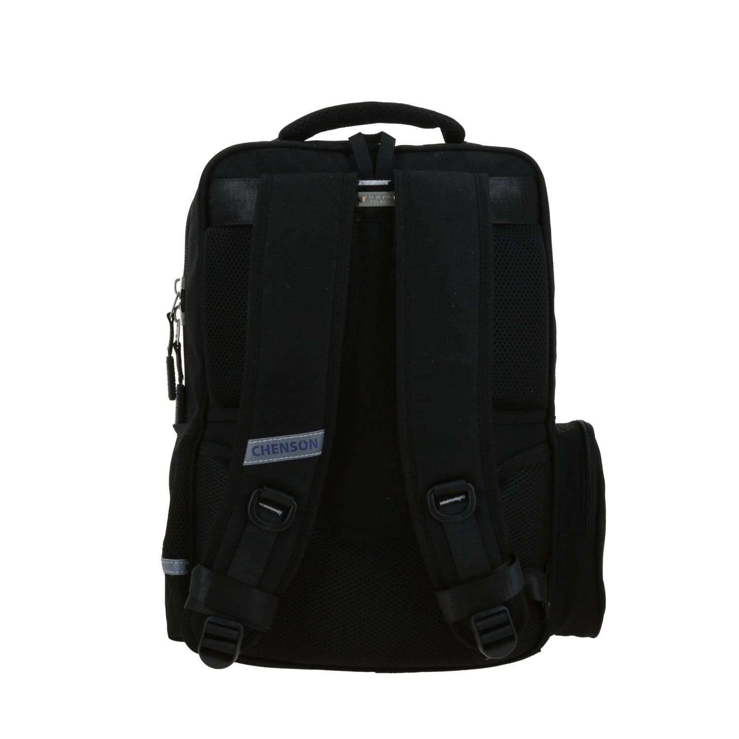 Mochila Chenson Original Negro 30cm Escolar Resistente 4