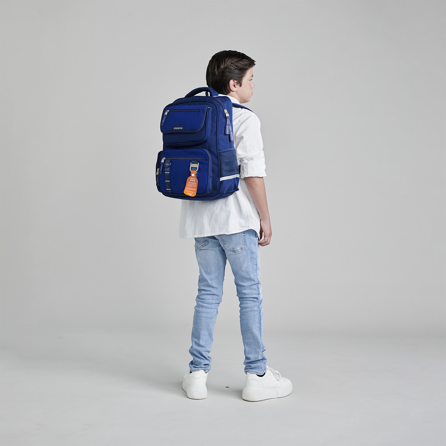 Mochila Chenson Original Azul 30cm - Backpack Resistente - vista 2