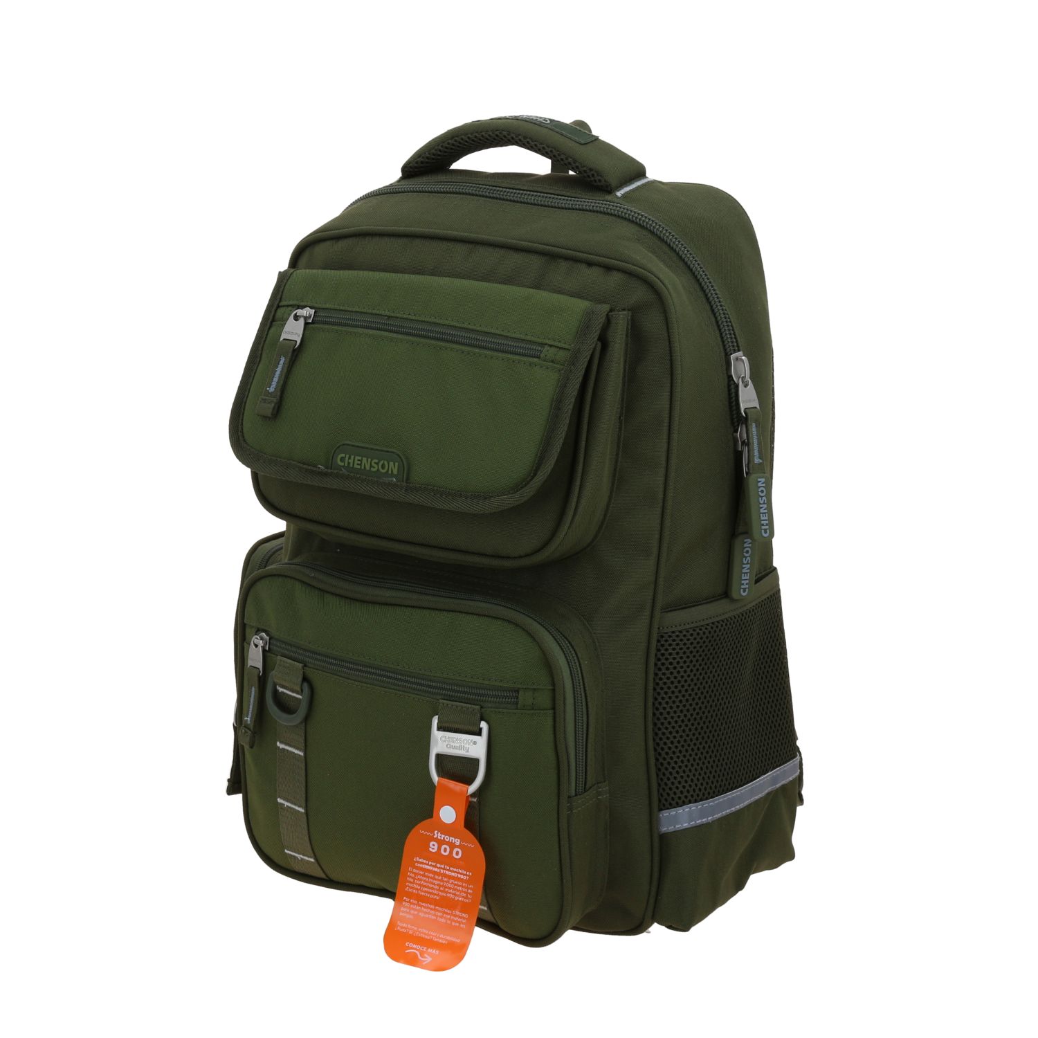 Kit Escolar Chenson Original (Mochila + Mochila) Verde Seco 3