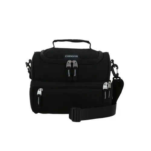 Lonchera Térmica Chenson Original Negro 25cm | Diseño Premium