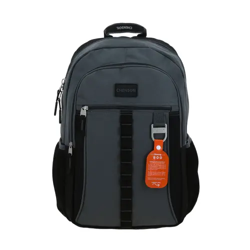 Mochila Chenson Original Gris 30L Resistente Escolar