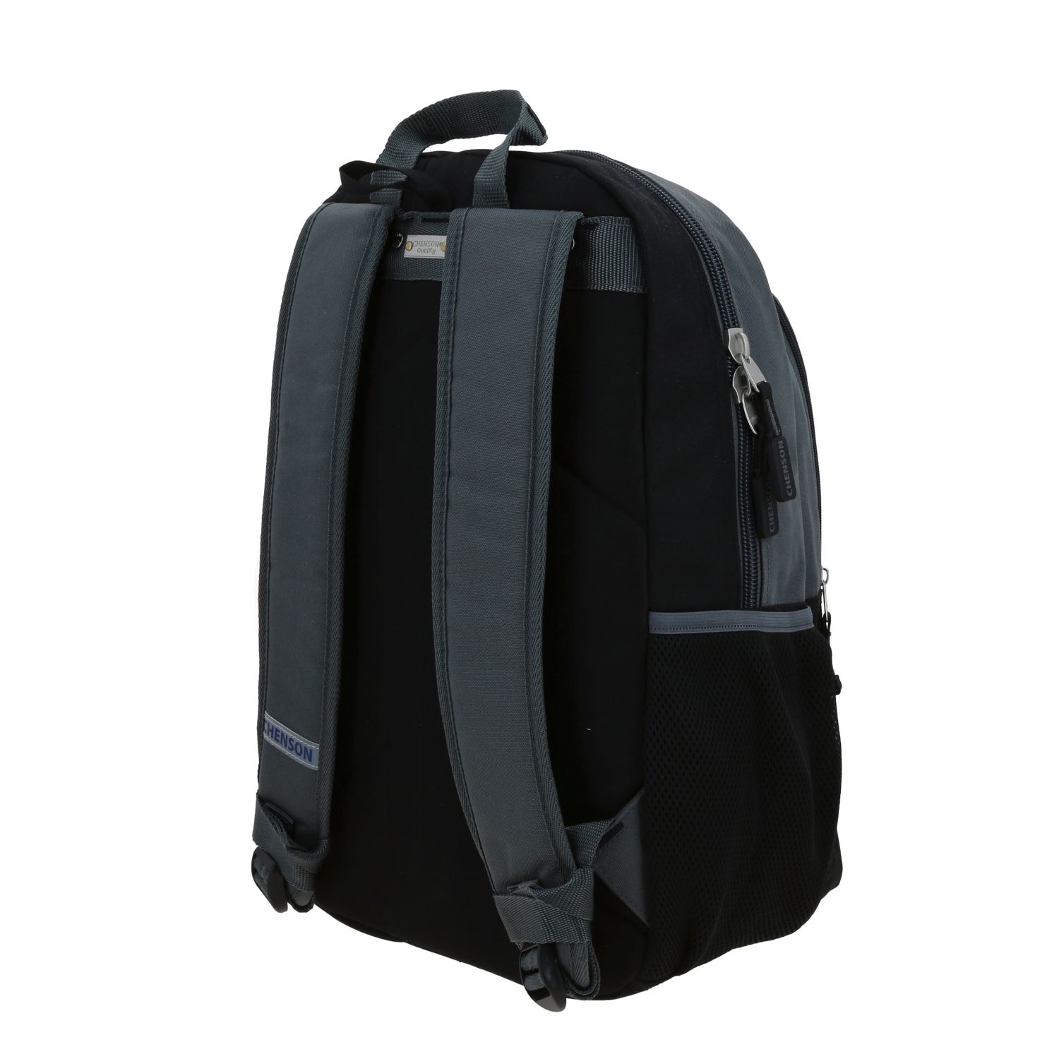 Mochila Chenson Original Gris 30L Resistente Escolar 5