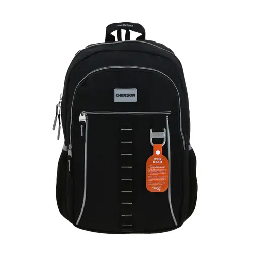 Mochila Chenson Original Negro 30x43 cm Escolar Resistente
