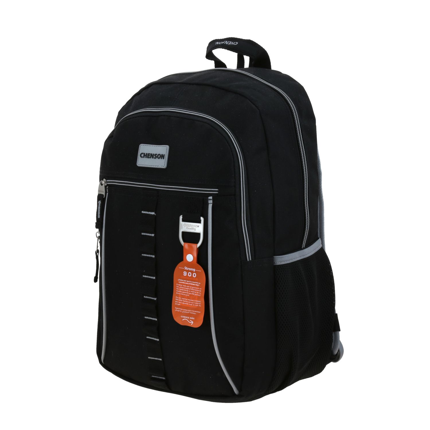 Mochila Chenson Original Negro 30x43 cm Escolar Resistente 2