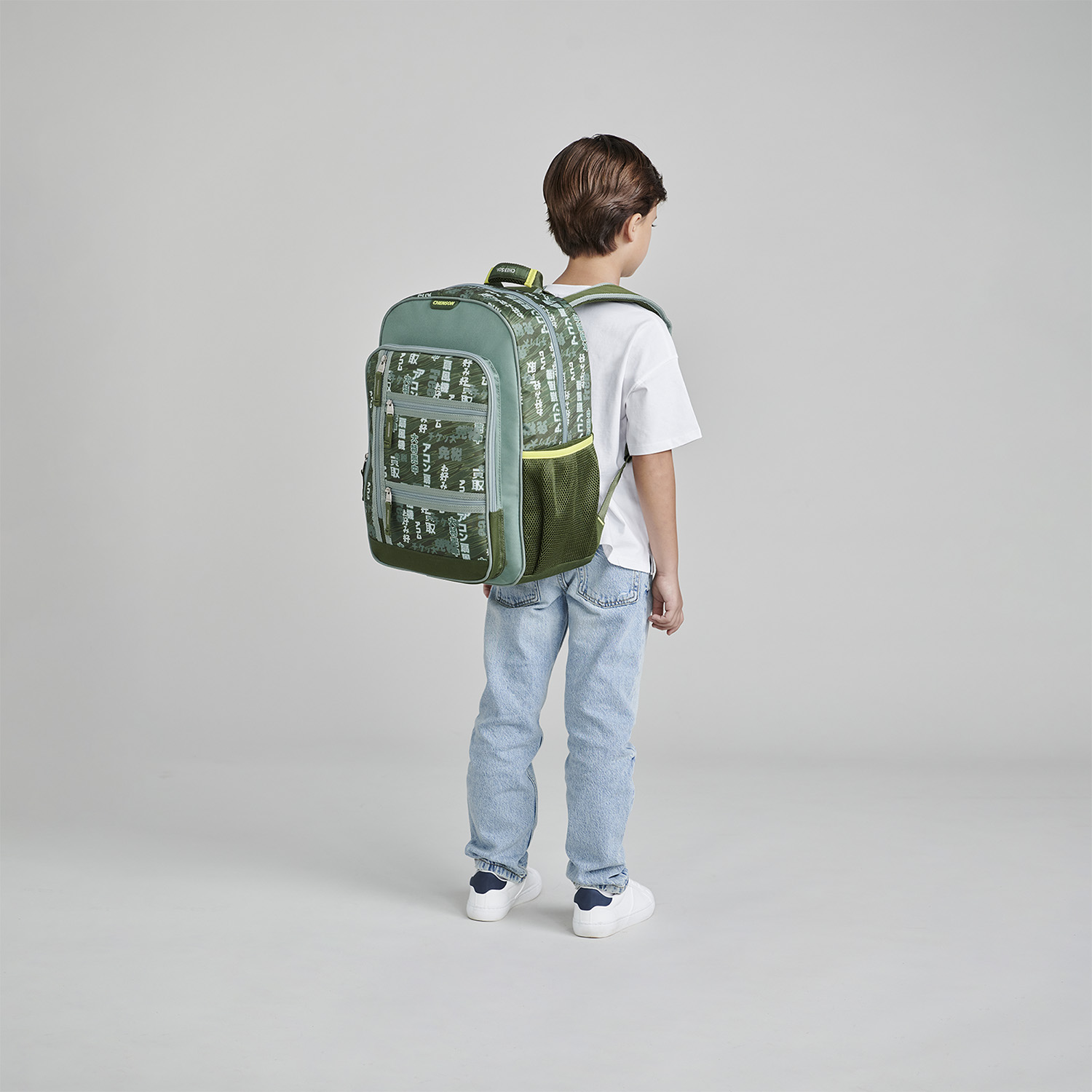 Mochila Chenson Original Verde Seco 30L Resistente - vista 2