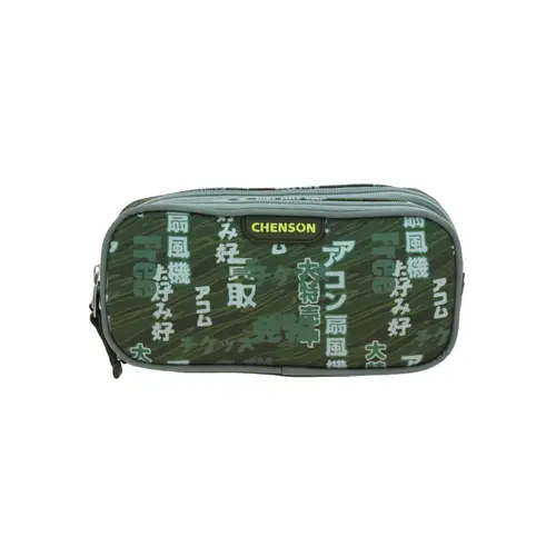Lapicera Verde Seco Chenson Original | Estuche Escolar