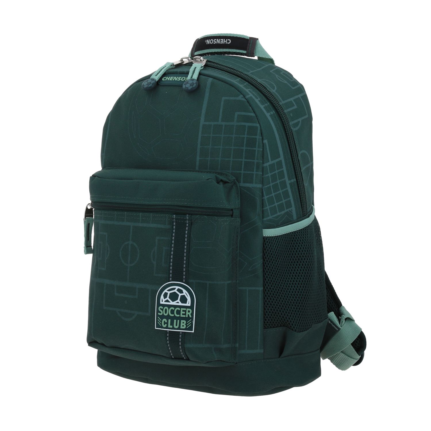 Mochila Chenson Original Verde 31x43x18 Escolar Resistente 2