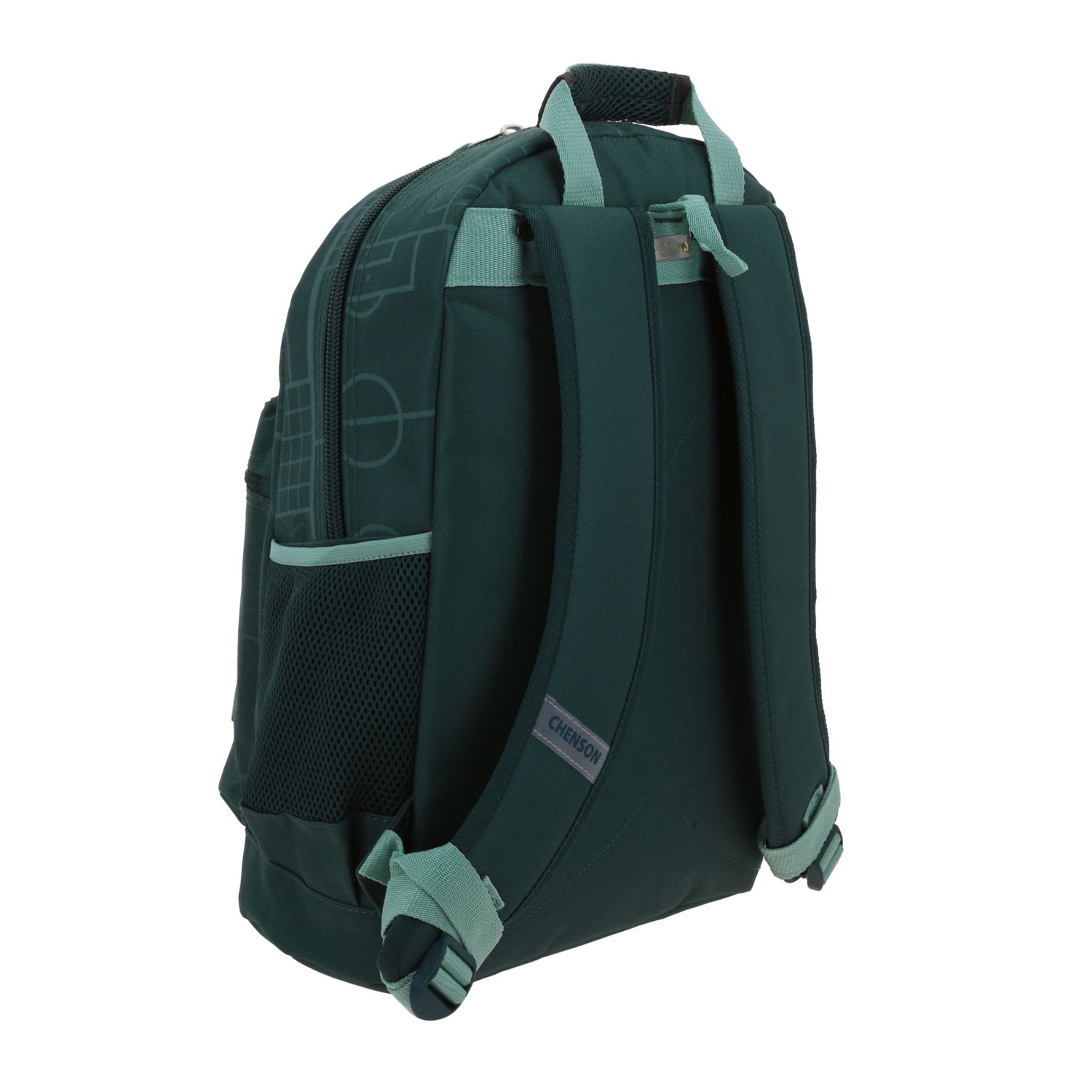 Mochila Chenson Original Verde 31x43x18 Escolar Resistente 3