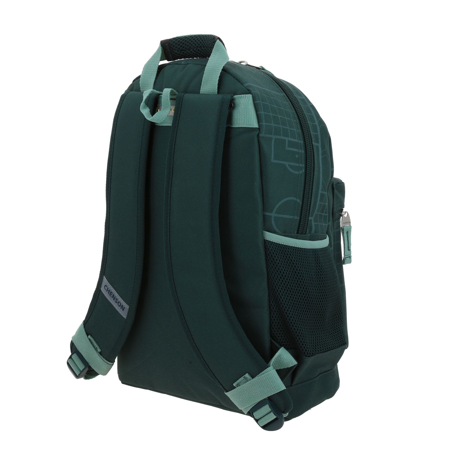 Mochila Chenson Original Verde 31x43x18 Escolar Resistente 5