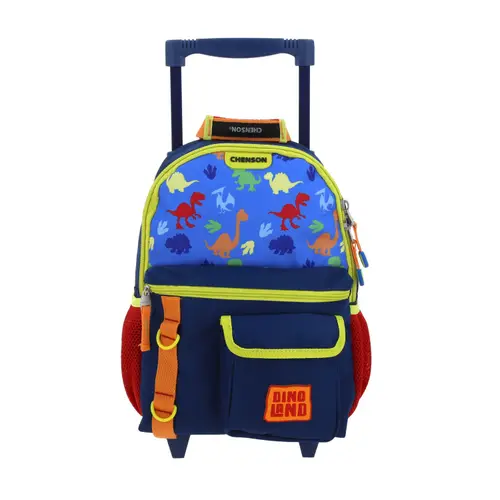 Mochila con Ruedas Chenson Original Azul - Escolar Resistente