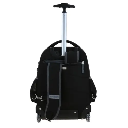 Mochila con Ruedas Chenson Original Negro - Escolar 4