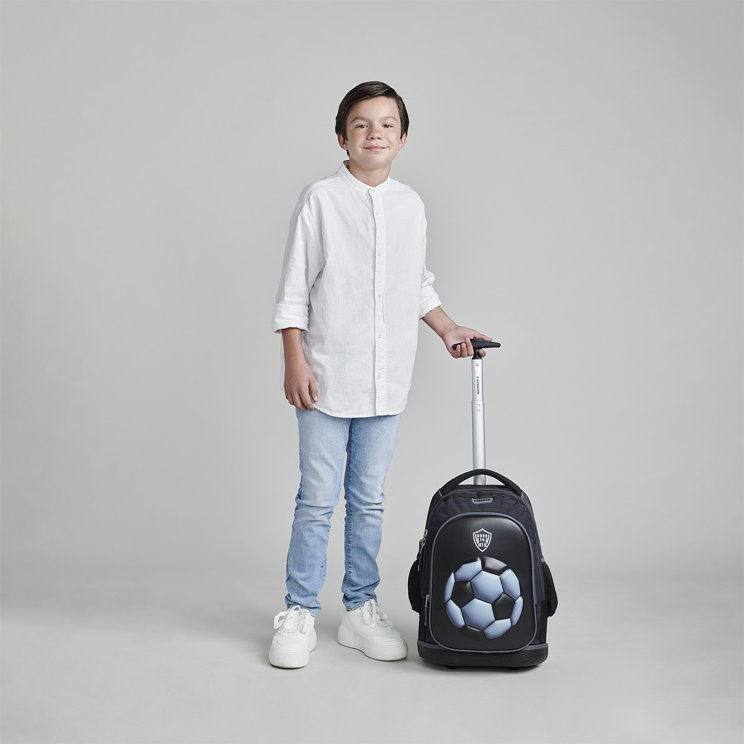 Mochila con Ruedas Chenson Original Negro - Escolar - vista 2