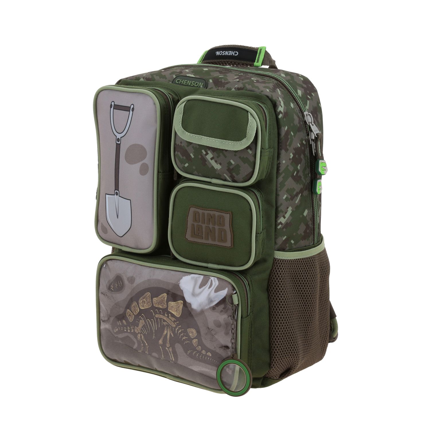 Kit Escolar Chenson Original (Mochila + Mochila) Verde Seco 3