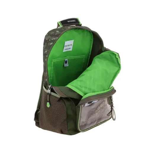 Mochila Chenson Original Verde Seco 43cm Resistente Escolar - vista 2
