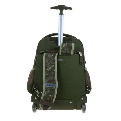 Mochila con Ruedas Chenson Original Verde Seco 33cm 4