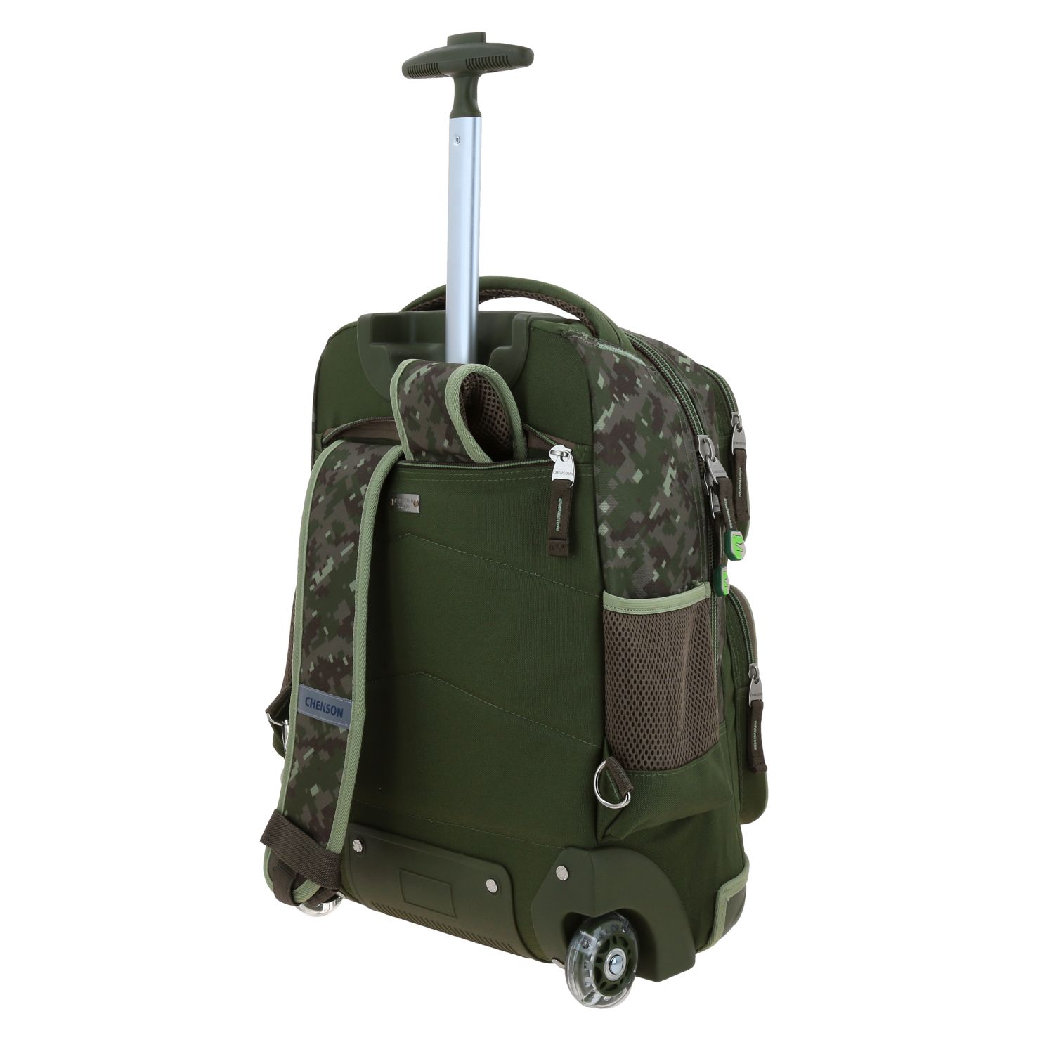 Mochila con Ruedas Chenson Original Verde Seco 33cm 5