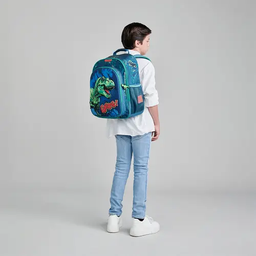 Mochila Chenson Original Azul 31x43x18 Escolar Resistente - vista 2