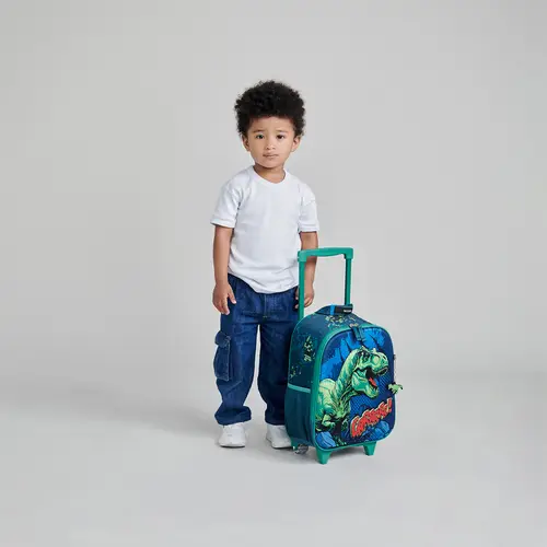 Mochila con Ruedas Chenson Original Azul | Escolar Resistente - vista 2