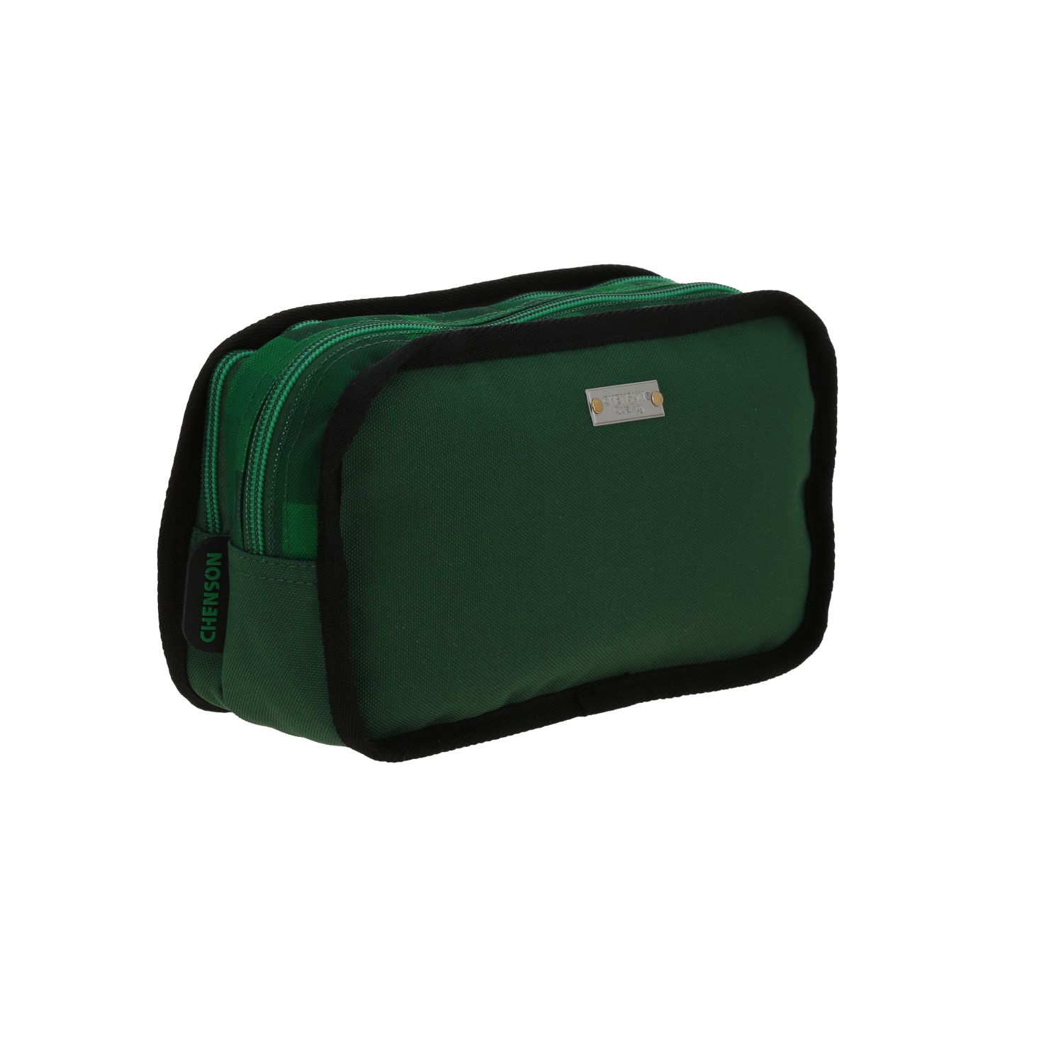 Lapicera Verde Chenson Original Estuche Escolar Portalápices 3