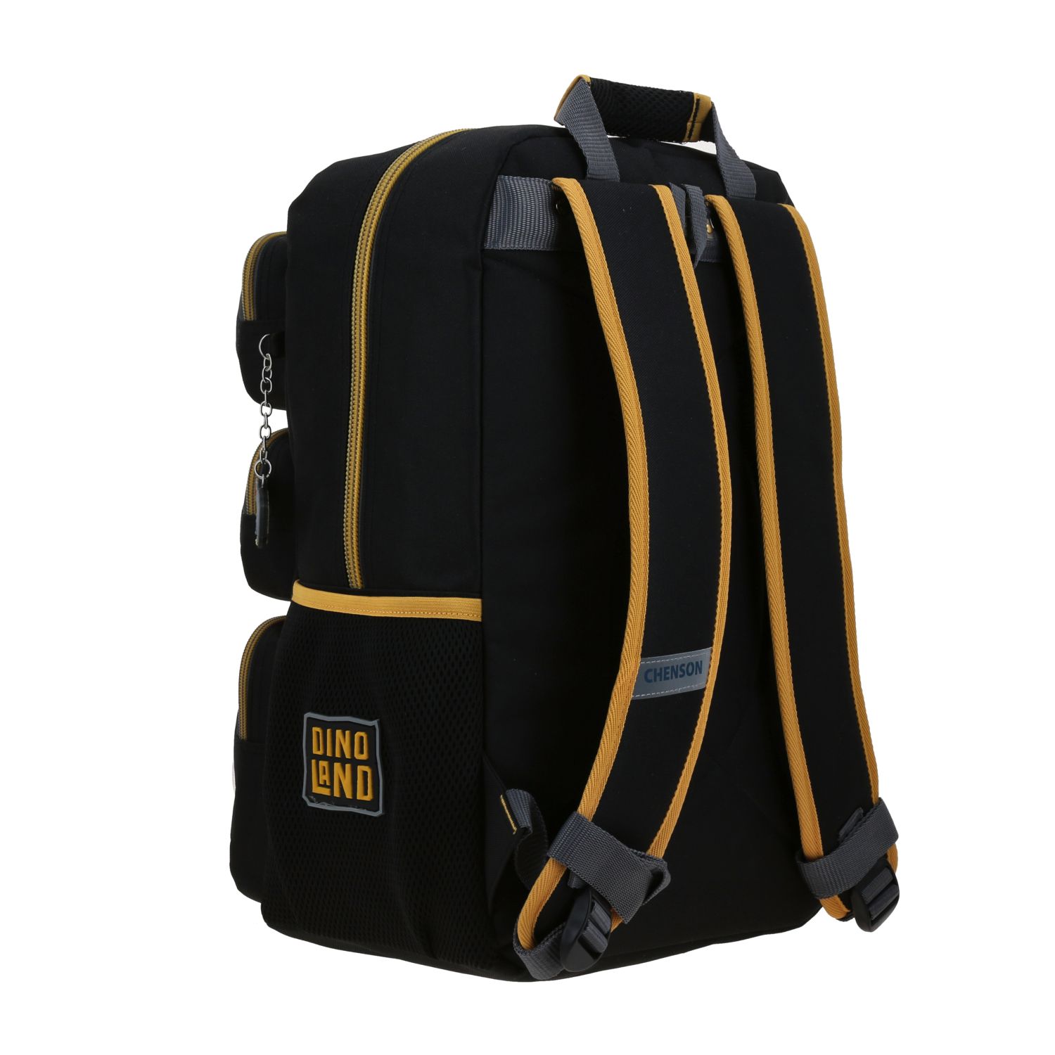 Mochila Chenson Original Negro 28x43 cm | Escolar Resistente 3