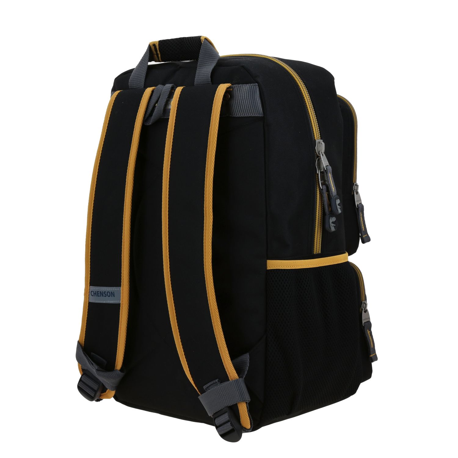 Mochila Chenson Original Negro 28x43 cm | Escolar Resistente 5