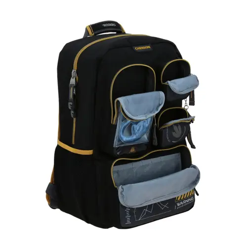 Mochila Chenson Original Negro 28x43 cm | Escolar Resistente - vista 2