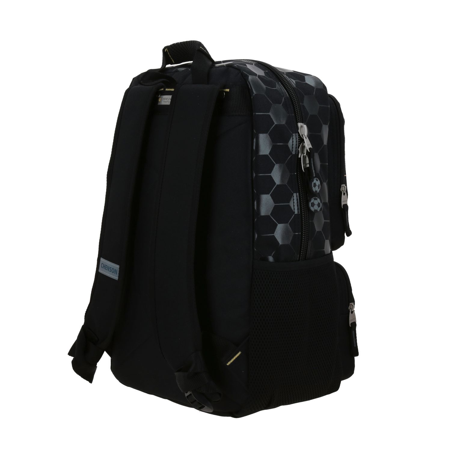 Mochila Chenson Original Negro 28x43x18 Escolar Resistente 5